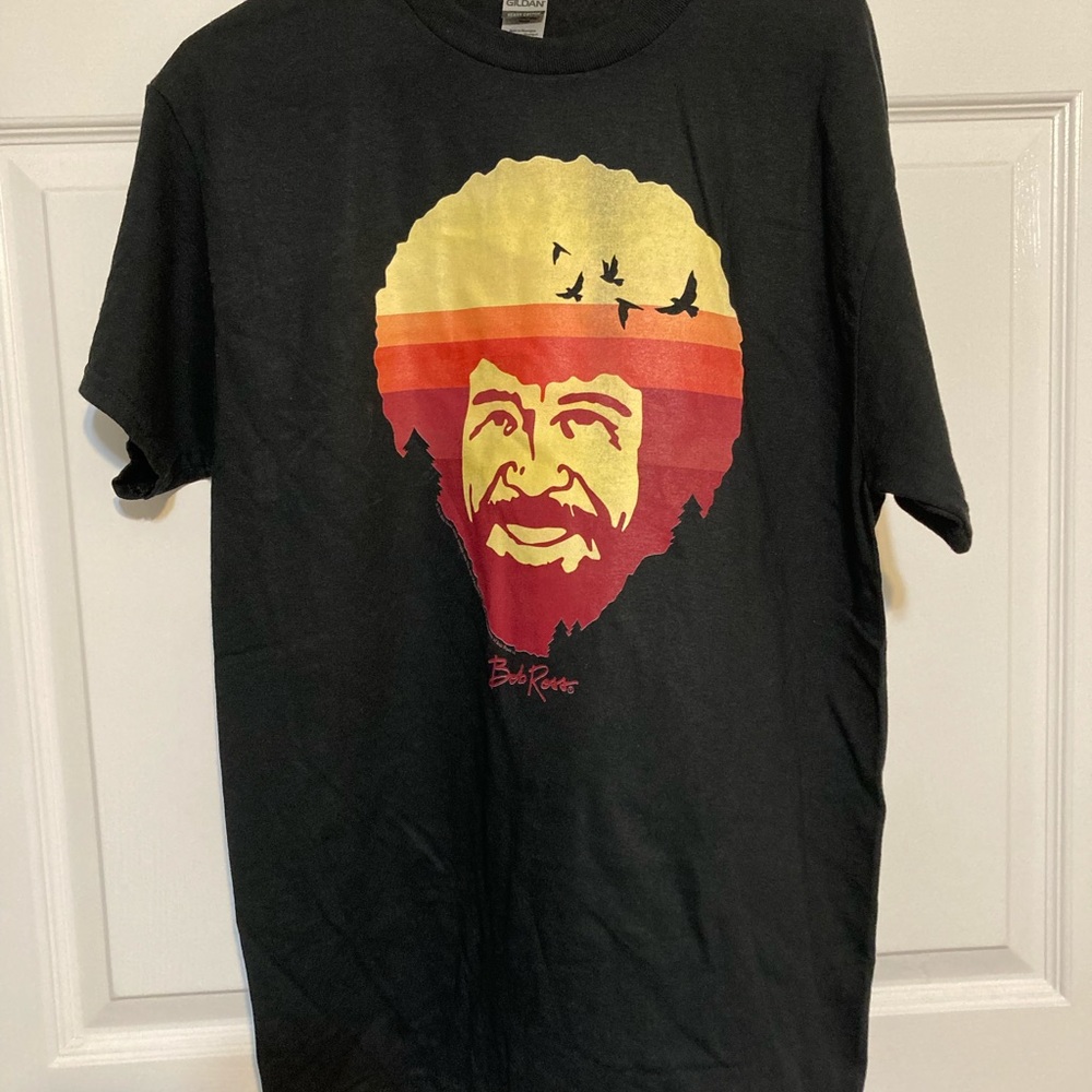Bob Ross t shirt (new) black